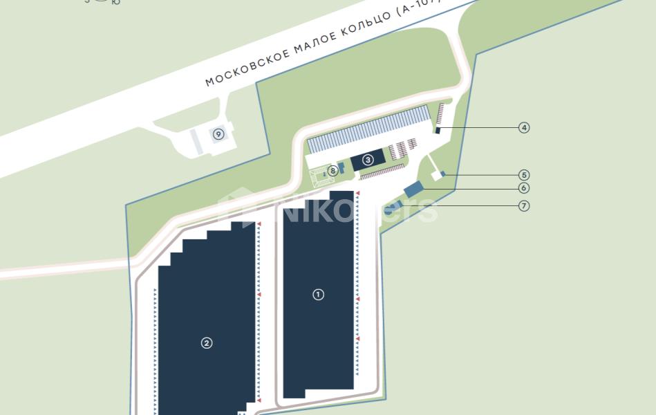 Логистический комплекс Level Терехово, аренда Москва