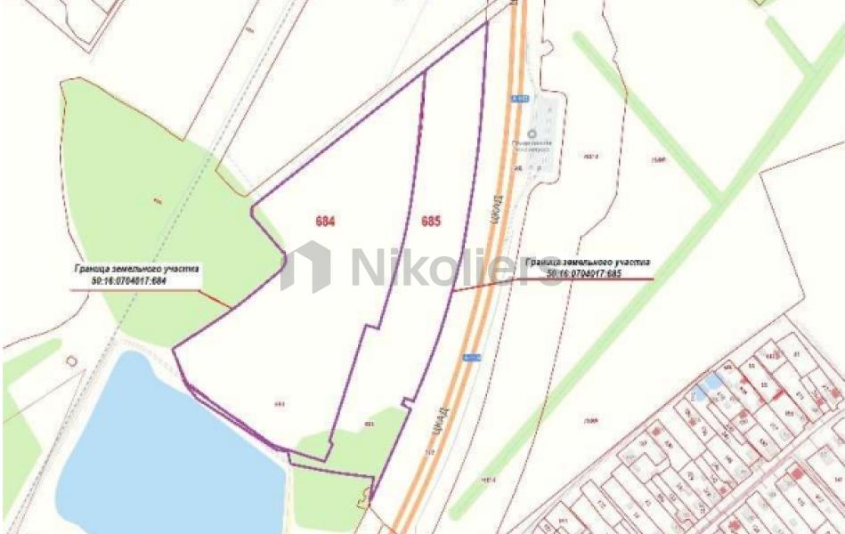 Земельный участок Всеволодово, 12 га, продажа Москва